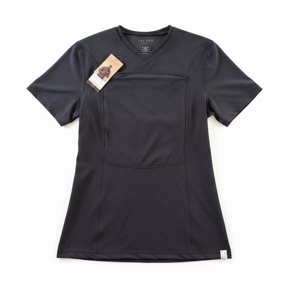 Lalabu Other - Lalabu Dad Shirt Men’s Large Black Kangaroo Pouch NWT